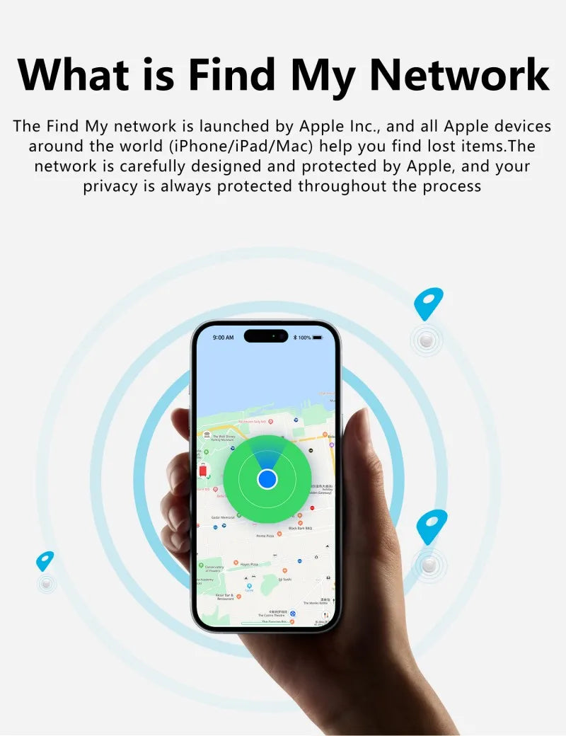 Mini Tracker HORIZON 62 type Air Tag